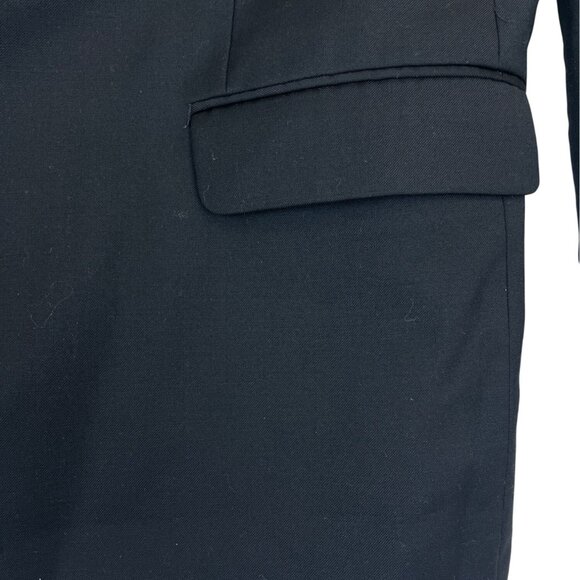 Michael Kors Mens Black Two-Button Suit Jacket With Notch Lapel Size 48R - Picture 7 of 11